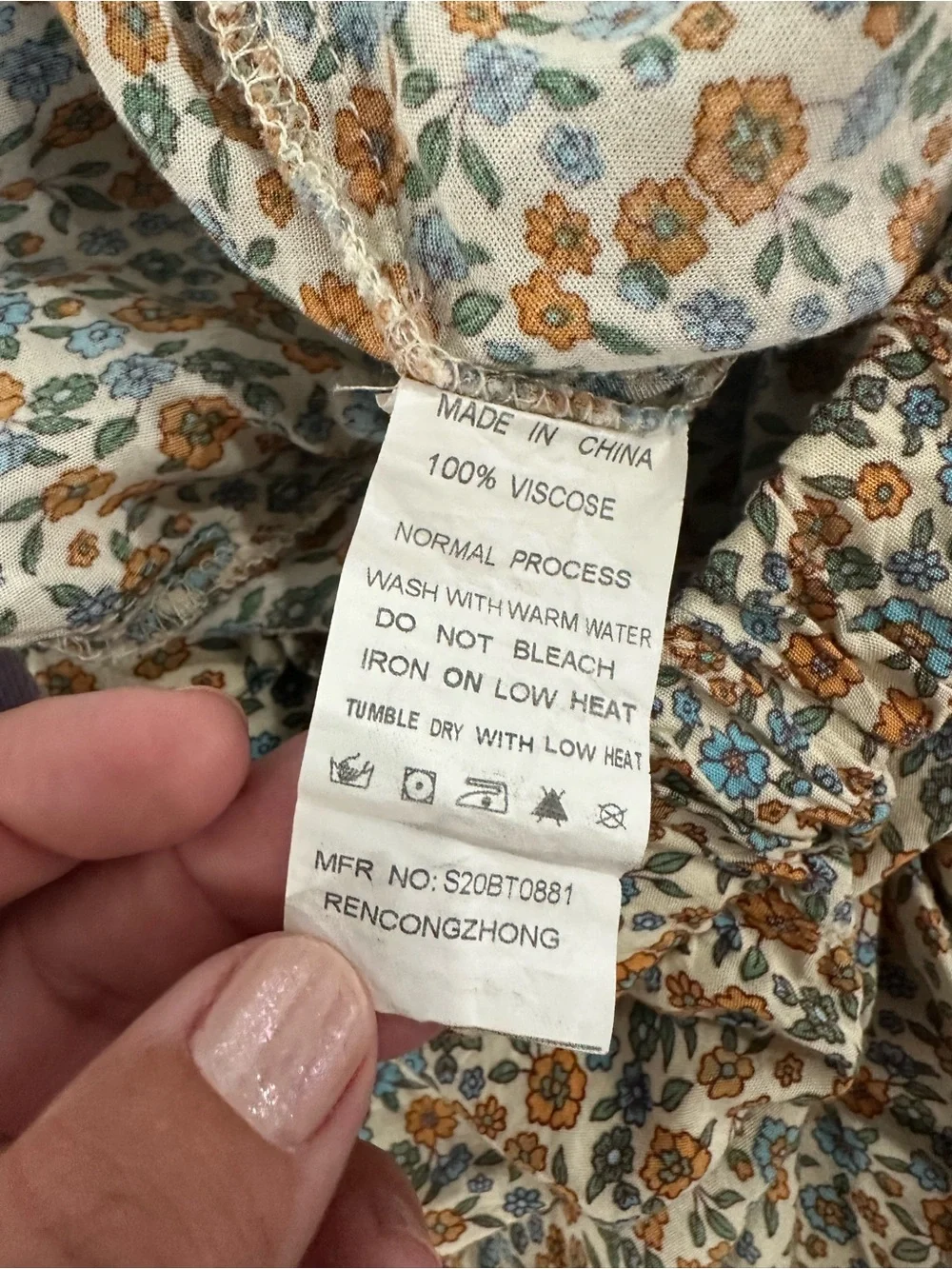 Simplee Palazzo pants Boho flowers Medium